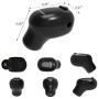 NENRENT S570 Bluetooth Earbud,Smallest Mini Invisible V4.1 Wireless Bluetooth Earpiece Headset Headphone Earphone with Mic Hands-Free Calls for iPhone iPad Samsung LG HTC Other Smartphones 1pcs ,Black