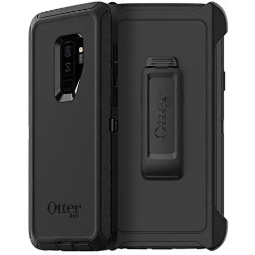 OtterBox DEFENDER SERIES Case for Samsung Galaxy S9+ - Frustration Free Packaging - BLACK