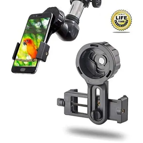 Universal Cell Phone Adapter Mount Smartphone Quick Photography Adapter Mount Compatible Monocular Binocular Spotting Scope Telescope Microscope, Record The Nature The World Universal Cell Phone Adapter Mount Smartphone Quick Photography Adapter Mount Compatible Monocular Binocular Spotting Scope Telescope Microscope, Record The Nature The World