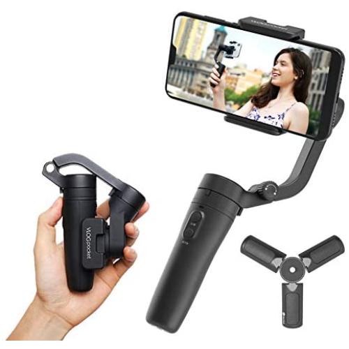 FeiyuTech VLOGpocket 3 Axis Smartphone Gimbal Handheld Stabilizer Vlog YouTube TIK Tok Live Video Fits iPhone SE 11 Pro XR X Android Smartphone Samsung Note 9 S10+ Huawei P40 P30 P20 Pro