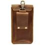 NKns Fanny Pack Mens Leather Purse Double Compartment Mobile Phone Bag Mens Wallet Childrens Pockets