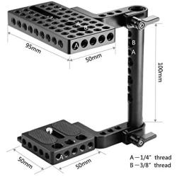 SMALLRIG Camera Cage for Small-Sized Cameras, for Panasonic GH5, GH4, GH3, for Sony A7II, A7SII, for Fujifilm X-T2, for Canon EOS series-1658