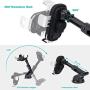 Wireless Car Charger, 10W Auto-Clamping Qi Fast Charging Car Mount Dashboard Air Vent Phone Holder for iPhone SE/11/11 Pro/11 Pro Max/XS Max/Xs MAX/XS/XR/X/8/8+, Samsung S10/S10+/S9/S9+/S8/S8+