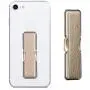 kwmobile Universal Elastic Finger Holder for Smartphones - PU Leather Stretch Grip Finger Strap with Stand Compatible with All Smartphones - Gold kwmobile Universal Elastic Finger Holder for Smartphones - PU Leather Stretch Grip Finger Strap with Stand Compatible with All Smartphones - Gold
