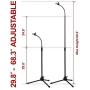 Kaforise Retractable Adjustable Cell Phone Tripod Stand Holder, Smartphone Holder Mount,360 Degree Rotatable Telescopic Tripod