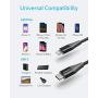 Anker iPhone 11 Charger, USB C to Lightning Cable [6ft Apple Mfi Certified] Powerline+ II Nylon Braided Cable for iPhone SE / 11 Pro/X/XS/XR / 8 Plus/AirPods Pro, Supports Power Delivery (Upgraded)