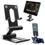 LEADNOVO Tablet Cell Phone Stand for Desk, [2020 New Upgrade] Single & Dual Phone Holder, Dual-axis Adjustable & Full Foldable Cradle Dock Compatible with All Phones, Nintendo Switch, Tablets (4-13&quot)