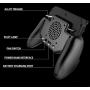 Sunny&Lucky Pubg Controller Gamepad Pubg Mobile Trigger L1R1 Shooter Joystick Game Pad Phone Stand Cooler Fan with 2000 mAh Power Bank【Upgraded Version 2000mAh】