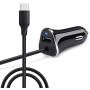 Samsung Galaxy S8 Car Charger, Ailkin 3.4A/3ft USB Type C Car Charger Adapter & Power Cable Line for S10 S9 S8 Note 9, Pixel 3XL, LG V40 V30 G7 G6 G5, Google Pixel, Sony Xperia, Xiaomi, Blu Vivo-Black