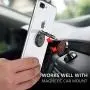 Phone Ring Holder Finger Kickstand - FITFORT 360° Rotation Metal Ring Grip for Magnetic Car Mount Compatible with All Smartphone-Gun Black Phone Ring Holder Finger Kickstand - FITFORT 360° Rotation Metal Ring Grip for Magnetic Car Mount Compatible with All Smartphone-Gun Black