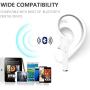 iBinker Wireless Bluetooth Earbuds Headphones with Portable Charging Case,Waterproof Anti-Sweat Earplugs,Long Battery Life in-Ear Noise Cancelling Stereo Headset for All Smartphones Marine GPS