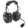 Cadence CA501 Premium PNR Stereo Pilot Aviation Headset with Aux Input and Carrying Case - Jet Black