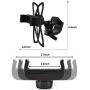 Cell Phone Holder for Bicycle, Cell Phone Holder for Bike Handlebars Phone Mount Motorcycle Holder Scooter XR Accessories Bike Phone Mount Holder for Any Phone Devices