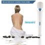 Therapeutic Personal Massager - Handheld Cordless and Powerful Wand - 8 Speeds 20 Vibrating Patterns - USB Rechargeable - Magic Recovery Effect for Women and Men, Body, Neck, Back & Shoulders Therapeutic Personal Massager - Handheld Cordless and Powerful Wand - 8 Speeds 20 Vibrating Patterns - USB Rechargeable - Magic Recovery Effect for Women and Men, Body, Neck, Back & Shoulders