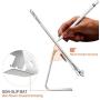 Apple Watch Stand, ZVEproof Universal 2 in 1 iPhone and Apple Watch Charger Holder Charging Station for iWatch,iphone6/7/8 X Plus,Nintendo Switch,Tablets(Up to 12.9 inch), Silver