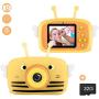 Kids Camera Portable Mini 2 Screen Digital Camera 20MP Dual Lens Video Camera DV Camcorder with 32G