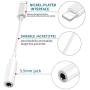 [Apple MFi Certified] iPhone Headphone Adapter,Lightning to 3.5 mm Headphone Adapter Jack Converter/Audio Cable Compatible for iPhone SE/11/11 Pro/11 Pro Max/X XR XS XS Max /7 7P 8 8P