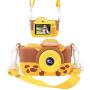 ROOCHL Kids Camera for Girls Gifts HD 2.0 Inches Screen Kids Video Camera Anti-Drop Children Selfie Toy Camera Mini Cartoon Child Camcorder for 3-14-Year-Old with Soft Silicone Case (Orange-Yellow)