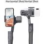 FY FEIYUTECH Feiyu Vimble 2 Stable Selfie Stick Travel Gimbal Handheld Stabilizer Built-In Extender for Smartphone Like iPhone X 8 Plus 7 6 SE Samsung Galaxy S9+ S9 S8+ S8 Note 8 S7 S6 Q2 edge Grey