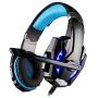 Beyda Tech NEW Gaming Headset Game Headphone Headsets with Microphone LED Light 3.5mm for PS4 Computer.Laptop.Tablet.All Mobile Phones with Noise Cancelling & Volume Control （Blue）
