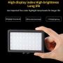RGB Video Light Pocket On-Camera Mini Creative Photography Vlog Light, Super Bright Adjustable, Video-graphy Fill Light Handy Pocket Light for Sony DSLR/Camera/Smartphone, w Tripod + Phone Clamp