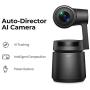 OBSBOT Tail, 4K/60fps Video, 12 MP Photos, 3-axis Gimbal, AI Tracking, Webcam(Mail to Service@remo-ai.com for Lastest firmware), Work with Android and iOS Devices.