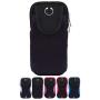 Imentha Universal Phone Armband, Cell Phone Arm Holder, Sports Arm Band for Running Fitness Gym Walking Workout - Fits for iPhone, Samsung Galaxy, Google Pixel, Lg, Moto & More, Black