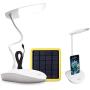 KK.BOL Solar Desk Lamp Three Levels Dimmable Led Table Lamp for Reading Bedside Light Night Light