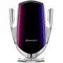 Smart Sensor Wireless Car Charger Mount New Model R2,10W Qi Fast Charging, New Car Mount R2 Wireless Charger Car Bracket Infrared Smart Sensor Charger for Samsung/Android/iPhone, etc (Silver)