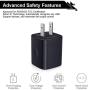 USB Wall Charger, Charger Box, NonoUV 4-Pack Dual Port Fast Charging Block Cube Plug Compatible with iPhone 11 Pro XR XS X 8 7 6 Plus, iPad, Samsung Galaxy S20+ S10 S9 Note 10 9, LG, Android, Kindle