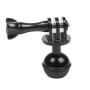 D&F CNC Mount 1-Inch Diameter Ball with 3/8 Screw Hole for GoPro Hero 7/6/5/4/HERO(2018) SJCAM Yi APEMAN Campark Sport Cam