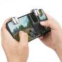 W6 Shooter Controller PUBG ROS Trigger Fire Aim Button for Mobile Game 1 Pair PUBG Mobile Game Fire Button Phone Gaming Trigger Shooter Controller