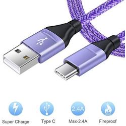 Type C Car Phone Charger, Charger Plug Charging Block + C Charger Cable 4 Pack Compatible for Samsung S10e S10 S9 S8 Plus,LG V20 V30 V40 G5 G6,Moto G7 G6 X4 Z4 Z3 Z2,OnePlus 7 6T 6,Google Nexus 6P 5X