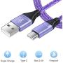 Type C Car Phone Charger, Charger Plug Charging Block + C Charger Cable 4 Pack Compatible for Samsung S10e S10 S9 S8 Plus,LG V20 V30 V40 G5 G6,Moto G7 G6 X4 Z4 Z3 Z2,OnePlus 7 6T 6,Google Nexus 6P 5X