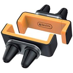 BESTRIX Phone Vent Holder Cell Phone Mount Holder for Car with Double Clamp Grip, Compact & Durable for iPhone, Galaxy and All Smartphones Up to 6.5"