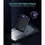 EAFU Portable Charger, LED Display 6000mAh Power Bank with Type C & Micro USB Input, Dual 3A High-Speed Output Battery Pack with Flashlight Compatible with iPhone Xs X 8 Samsung Galaxy S10 iPad etc. EAFU Portable Charger, LED Display 6000mAh Power Bank with Type C & Micro USB Input, Dual 3A High-Speed Output Battery Pack with Flashlight Compatible with iPhone Xs X 8 Samsung Galaxy S10 iPad etc.