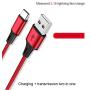 USB C Charging Cable Fast Charge USB to USB C Nylon Braided Fast Charging Sync Cord for Mobile Phones, Compatible Samsung Galaxy S10e S9 S8 Plus,Note 9 8, LG G7 V30S V35 THINQ V30 G6 -2 PACK Red
