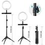 MOUNTDOG 10’’ Selfie Ring Light with Tripod Stand and Phone Holder, Led Ring Light with Wireless Remote 3 Modes & 10 Brightness for Makeup Beauty,YouTube Video, Live Streaming, Portrait Shooting
