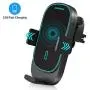 MANKIW Car Wireless Charger Mount,15W Qi Car Charger Auto-Clamping Air Vent Phone Holder Compatible with iPhone 11/11Pro/11Pro Max/Xs Max/XS/XR/X/8/8+, Samsung S10/S10+/S9/S9+/S8/S8+, Pixel/LG