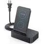 seenda Wireless Charger with 2 USB Ports, 26W 3-in-1 Multi-Device Wireless Charging Stand Station Built-in AC Adapter, for iPhone 11, 11 Pro, XS Max, XR, XS, X, 8 Plus, Galaxy S20, S10, Note10