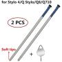 2 PCS Stylus Pen Replacement for LG Stylo 4 Q Stylus Q8 Q710 Q710MS Q710CS Q710AL Q710TS Q710US S Pen+Eject Pin (Blue)