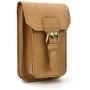 NKns Fanny Pack Mens Leather Purse Mens Outdoor Mini Pocket Purse Mobile Phone Bag Coin Pocket
