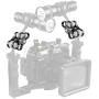 WLPREOE 2 PCS x 1" Inch Aluminum Standard Long Ball Clamp Mount for Underwater Diving Light Arm System,Work with Ram Mounts