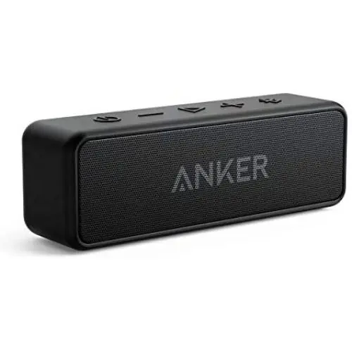 Anker Soundcore 2 Portable Bluetooth Speaker with 12W Stereo Sound, Bluetooth 5, Bassup, IPX7 Waterproof, 24-Hour Playtime, Wireless Stereo Pairing, Speaker for Home, Outdoors, Travel Anker Soundcore 2 Portable Bluetooth Speaker with 12W Stereo Sound, Bluetooth 5, Bassup, IPX7 Waterproof, 24-Hour Playtime, Wireless Stereo Pairing, Speaker for Home, Outdoors, Travel