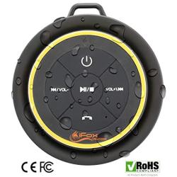 iFox iF012 Bluetooth Shower Speaker - Certified Waterproof - Wireless It Pairs Easily to All Your Bluetooth Devices - Phones, Tablets, Computer, Radio