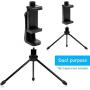 Vastar Universal Smartphone Tripod Adapter Cell Phone Holder Mount Adapter, Fits iPhone, Samsung, and all Phones, Rotates Vertical and Horizontal, Adjustable Clamp