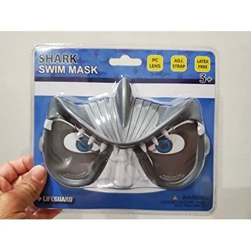 BH BRANDS Lifeguard Kids Shark Swim Mask Ages 3+ Latex Free BH BRANDS Lifeguard Kids Shark Swim Mask Ages 3+ Latex Free
