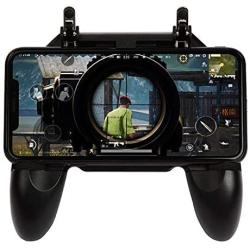 4.5-6.5inch Mobile Phone Game Controller Gaming Joystick for PUBG Android iOS - Black