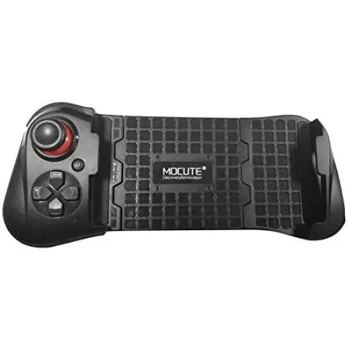 Mocute-058 Wireless Game Controller with Phone Holder, Portable Retractable Bluetooth Android Gamepad, Compact Game Joystick for PUBG Mobile, Lightweight Mobile Game Joypad