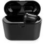 NENRENT S570+ Bluetooth Earbud, Smallest Mini Invisible V5.0 Wireless Bluetooth Earpiece Headset Headphone Earphone with 400mAh Charging Case Dock for iPhone iPad Samsung Galaxy Black (1 Piece)